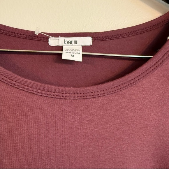 Bar 111 NWT “Myrtle Beach” “Vineyard Wine” flowy blouse size medium Made in USA. - Picture 5 of 9